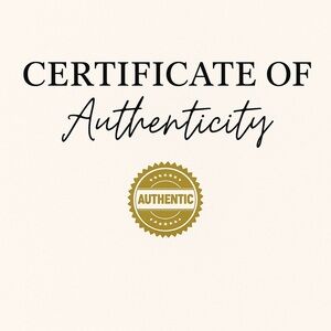 Certificate of Authenticity